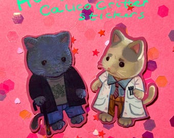 House MD calico critter stickers
