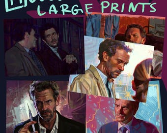 Impresiones tamaño carta grande de House MD
