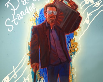 Dancing Dr House acrylic standee