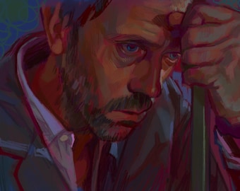 House Migraine mini print