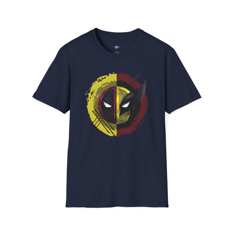 Camiseta unisex Softstyle de Deadpool y Wolverine, nuevo equipo de héroes imagen 3