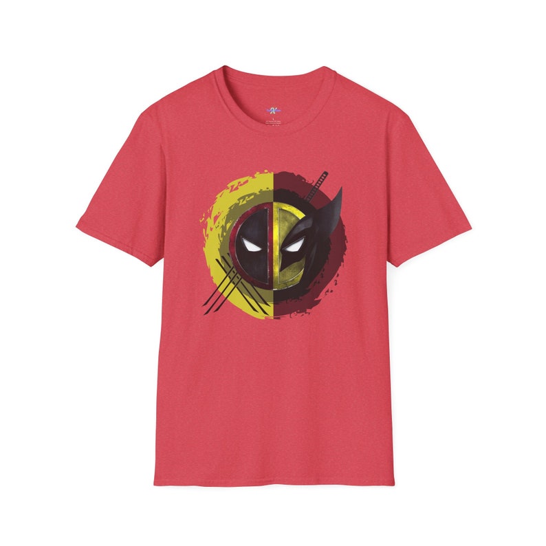 Camiseta unisex Softstyle de Deadpool y Wolverine, nuevo equipo de héroes imagen 10