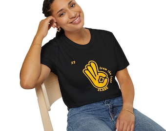 3 Pointer from the logo Caitlin Clark 22 The Goat basketball Unisex Softstyle T-Shirt
