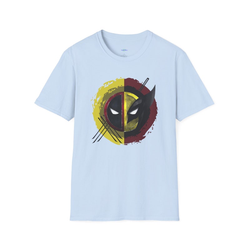 Camiseta unisex Softstyle de Deadpool y Wolverine, nuevo equipo de héroes imagen 2