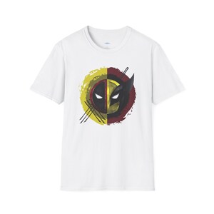 Camiseta unisex Softstyle de Deadpool y Wolverine, nuevo equipo de héroes imagen 5