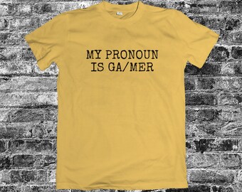 私の代名詞はゲーマーTシャツ ユニセックス