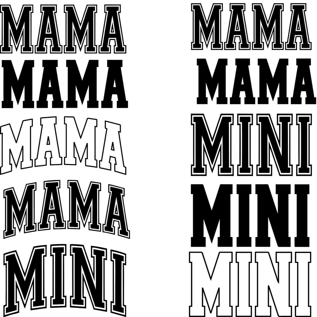 Mama Varsity Svg Bundle Mama Svg Png Arched Mama Svg Png - Etsy