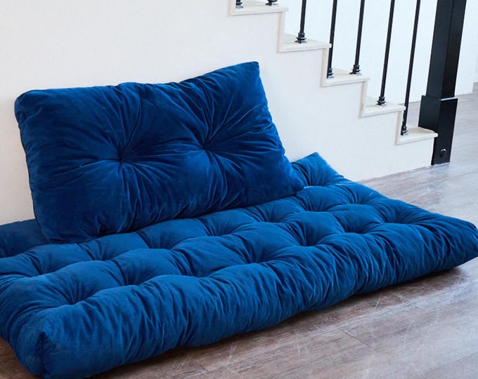 Custom Tufted Cushion Indoor Bench Cushion 4'' Thick Window Seat Cushion Seat Cushion Indoor French Cushion Floor Cushion Read Nook Cushion