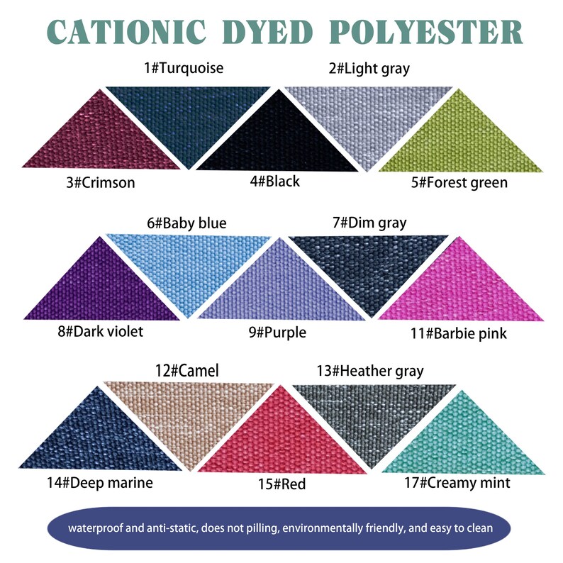 Custom Size Cushion Covers 3'' Thick Bench Cushion Covers Seat Cushion Covers with Zipper Chair Pad Cover For Indoor Replacement Only Covers image 11