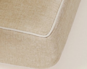 Add piping to your cushion