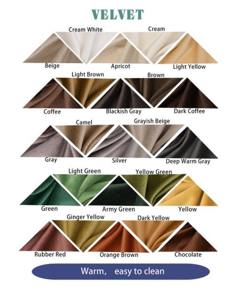 Custom Size Cushion Covers 3'' Thick Bench Cushion Covers Seat Cushion Covers with Zipper Chair Pad Cover For Indoor Replacement Only Covers image 8