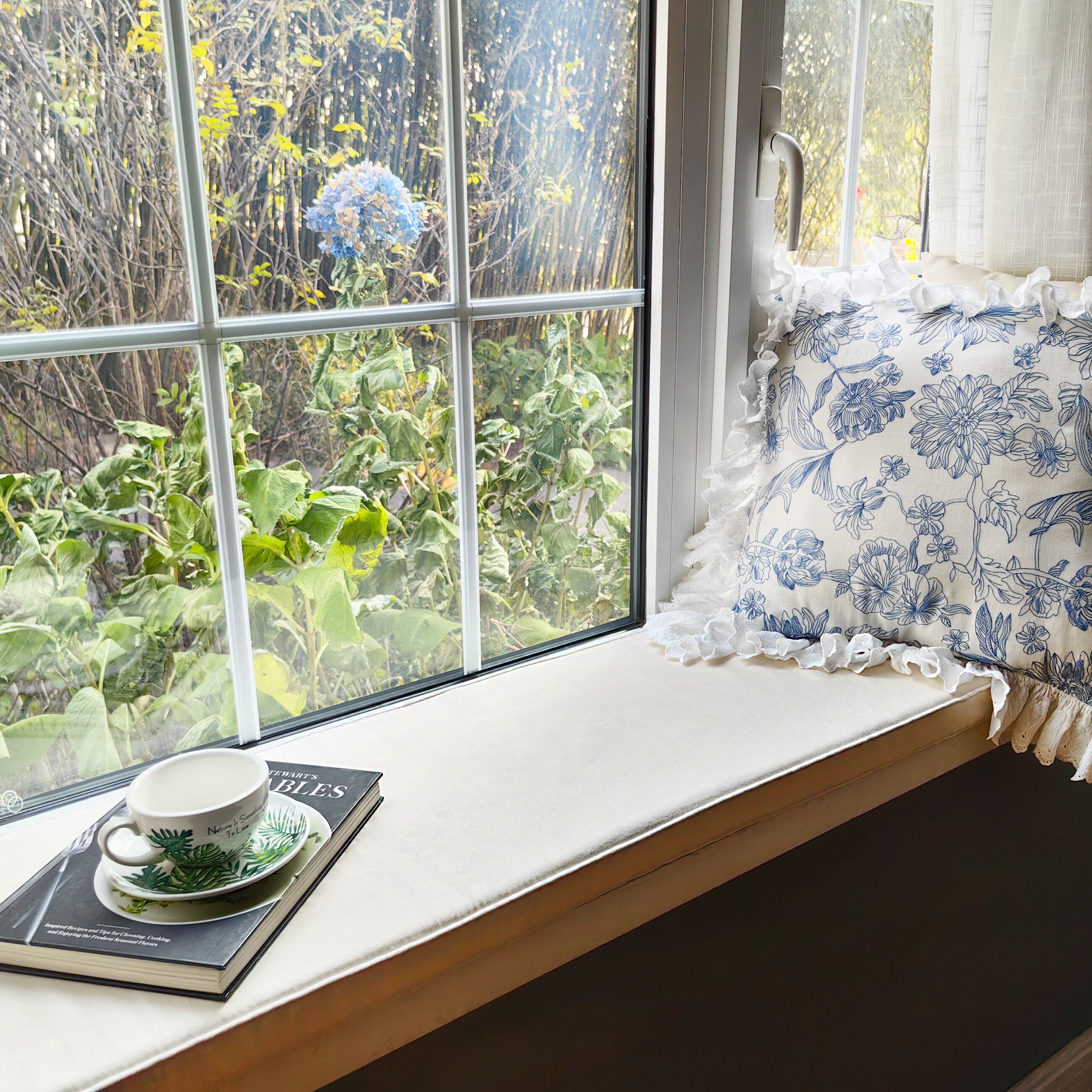 Custom Size Cushion for Bay Window Seat Cushion Bench Cushion With Zipper Antislip Replacement