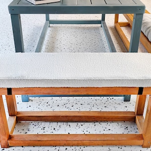 4&#39;&#39; Thick Custom Bench Cushion Custom Size Cushion for Couch Window Seat Cushion for Indoor Non-Slip Nook Cushion with Foam Mudroom Cushion