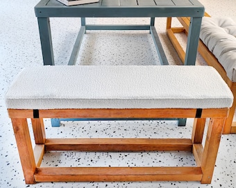4'' Thick Custom Bench Cushion Custom Size Cushion for Couch Window Seat Cushion for Indoor Non-Slip Nook Cushion with Foam Mudroom Cushion