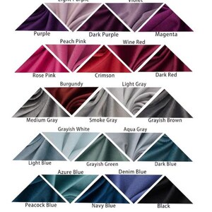 Custom Size Cushion Covers 3'' Thick Bench Cushion Covers Seat Cushion Covers with Zipper Chair Pad Cover For Indoor Replacement Only Covers image 9