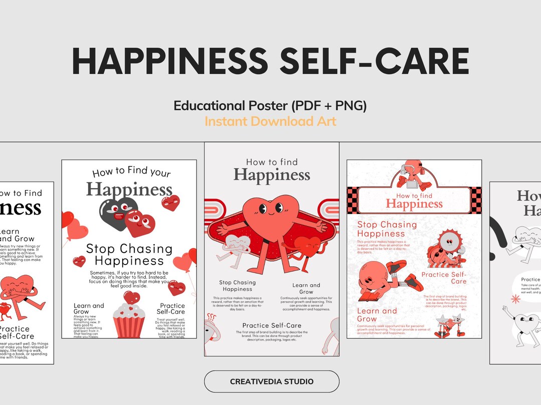 Self Care Tips Poster Set | Mental Health Affirmations (digital ...