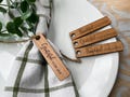 Thanksgiving Place Setting Tags: Thanksgiving Laser Cut Names, Dinner Placement Tags, Name Tag for Thanksgiving