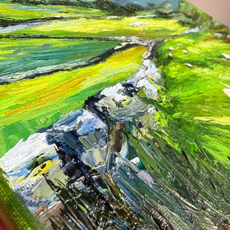 Ireland Painting Connemara Landscape Irish Original Oil Art Sheep ...