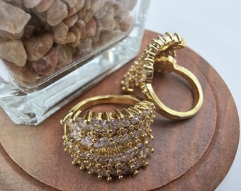 18k Vergoldete Ring