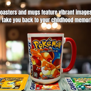 Pokemon Red Game Boy Mug | Original Kanto Adventure Cup | Retro Gaming Collector Gift | Vintage Fan Merch image 9