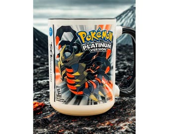 Pokemon Platinum Mug | Pokemon Fan Gift | Nintendo DS