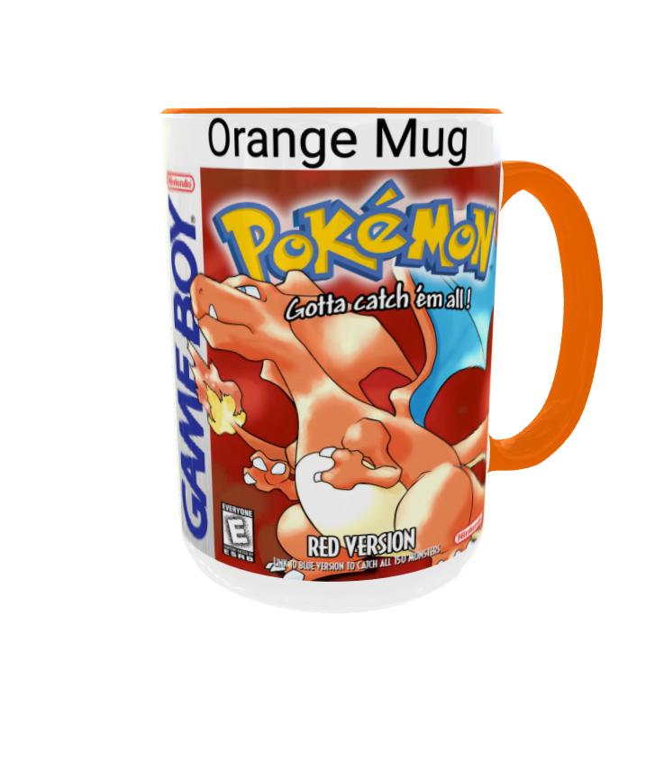 Pokemon Red Game Boy Mug | Original Kanto Adventure Cup | Retro
