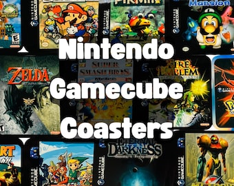 GameCube Video Game Coasters | Retro Gamer Gift