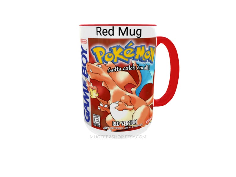 Pokemon Red Game Boy Mug | Original Kanto Adventure Cup | Retro Gaming Collector Gift | Vintage Fan Merch image 10