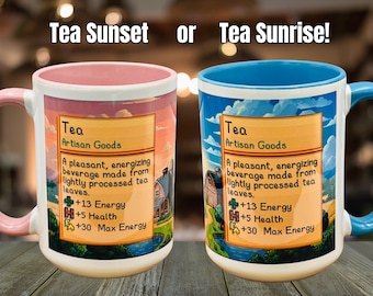 Stardew Valley Mug: Gamer Tea Cup, Video Game Gift