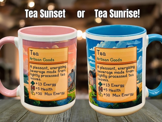 Stardew Valley Mug: Gamer Tea Cup, Video Game Gift