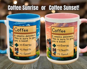 Stardew Valley Mug: Gamer Coffee Cup, Video Game Gift