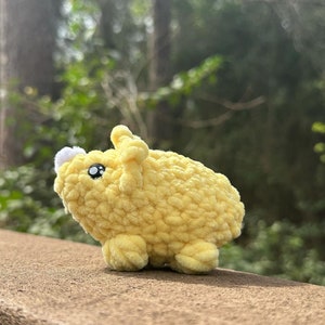 crochet triceratops