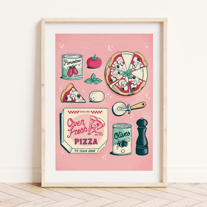 Retro Kitchen Art - Etsy