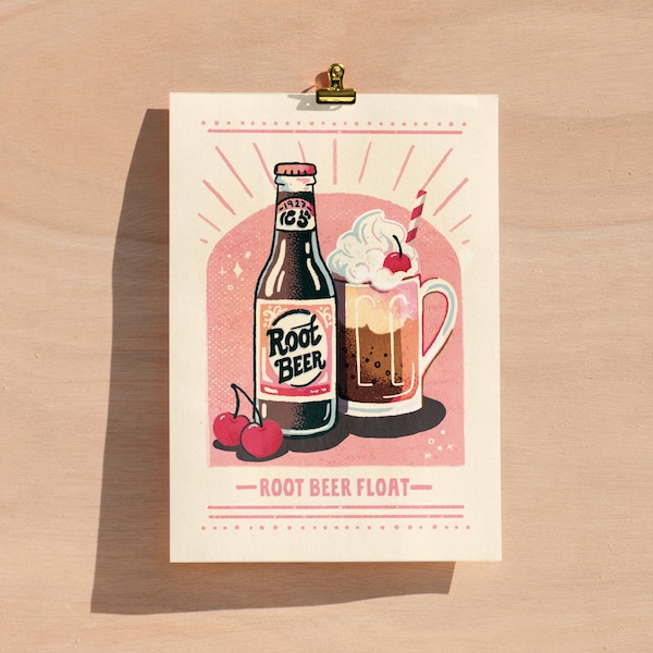 A5 Root Beer Float-Print