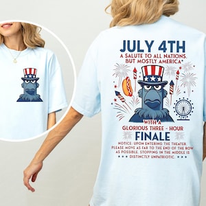 But Mostly America Shirt, Patriotic Sam Eagle Muppets July 4th Fireworks Celebration, Us Flag, Disney World Shirt