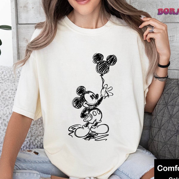 Disney Mickey Balloon Shirt, Mickey Balloon Shirt, Happiest Place Tee, Disneyland Shirt, Smiley Mickey Mouse T-Shirt, Disney Family Gift