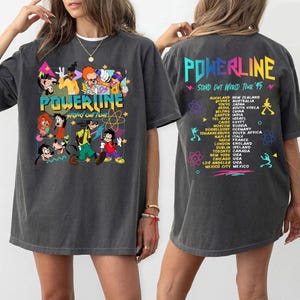 Vintage Powerline 95 Shirt, Stand Out Shirt, Goofy Powerline Max Goof, A Goofy Movie Shirt, Family Matching Trip, Father&#39;s Birthday Gift