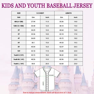 Camiseta de béisbol personalizada de Star Wars Baby Yoda, camiseta personalizada del equipo de Star Wars, atuendo del equipo de béisbol, camiseta familiar a juego imagen 7