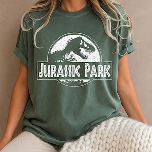 Vintage Jurassic Park Shirt, Retro Jurassic Park Entrance with Tour Shirt, Jurassic Park Dinosaur T-rex Shirt, Jurassic World