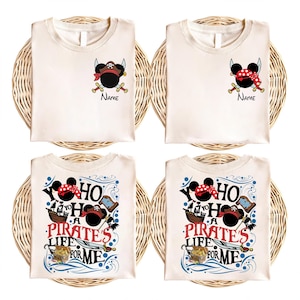 Mickey & Minnie Disney Pirates Shirt, Yo Ho Yo Ho A Pirate’s Life for Me, Family Pirates of the Caribbean Cruise Shirt