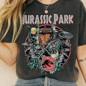 Vintage Jurassic Park Shirt, Retro Jurassic Park Entrance with Tour Shirt, Jurassic Park Dinosaur T-rex Shirt, Jurassic World