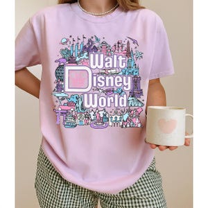 Retro Walt Disneyworld Shirt, Vintage Disneyworld Shirt, Retro Disney Shirt, Magic Castle Shirt, Disney 2025 Trip