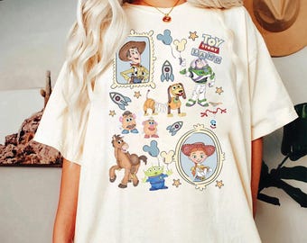 Disney Pixar Toy Story Shirt, Woody Buzz Lightyear Slinky Dog Rex Aliens Shirt Shirt, Magic Kingdom Shirt, Family Matching Shirt