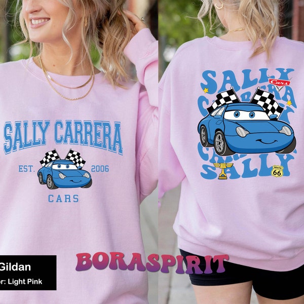 Sally Carrera Cars On The Road Shirt, Disneyland Cars Movie Sweatshirt, Cars Sally Carrera Tee, Radiator Spring Shirt, Piston Cup Shirt
