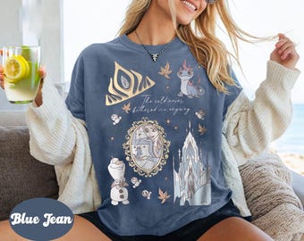 Retro Frozen Elsa Princess Coquette Bow Portrait The Cold Never Bothered Me Anyway Shirt, Elsa Disney Girls Shirt, Disneyland Girl Trip Tee
