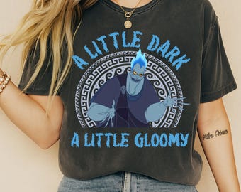 Disney Hades Villain Hercules Retro Shirt, Disney Villain A Little Dark A Little Gloomy Shirt, Disneyland WDW Family Matching Shirt