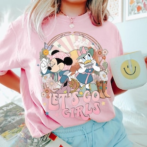 Vintage Minnie Daisy Cowgirls Shirt, Disney Bestie shirt, Disneyland WDW Matching Girls Trip shirts, Magic Kingdom shirt, Girls Vacation