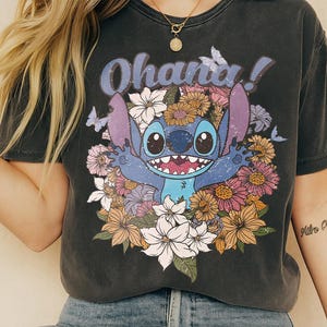 Disney Stitch Ohana Shirt, Disney Shirt, Lilo And Stitch Shirt, Ohana Means Family Shirt, Hawai Shirt, Gift For Her, Disneyworld Tee
