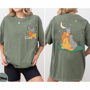 Disney Lady and Tramp Shirt, Cartoon Couple Dogs Tee, Dog Owner Gifts, Disney Dogs, Disneyland Trip Shirts, Building Memories