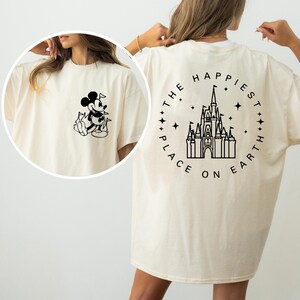 The Happiest Place One Earth Shirt, Magical Castle Shirt, Mickey Castle Shirt, Disney Vacation Shirt, Magical Kingdom Shirt